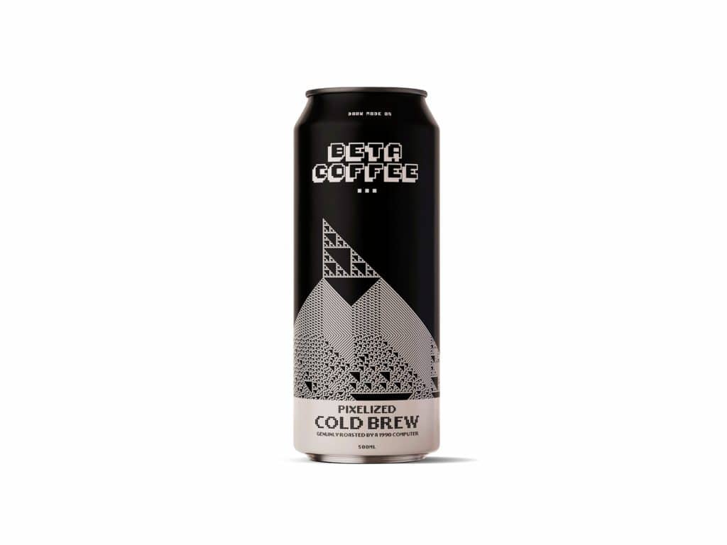 Packaging design de cold brew Beta Café