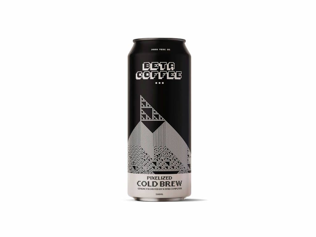 Packaging design de cold brew Beta Café